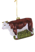 FOLK ART BULL ORNAMENT