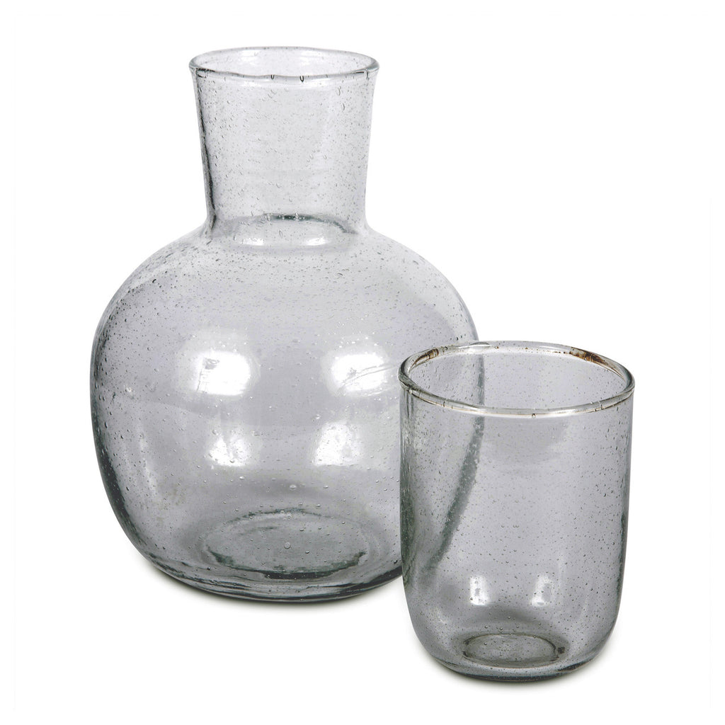 CARAFE WITH SEEDED GLASS