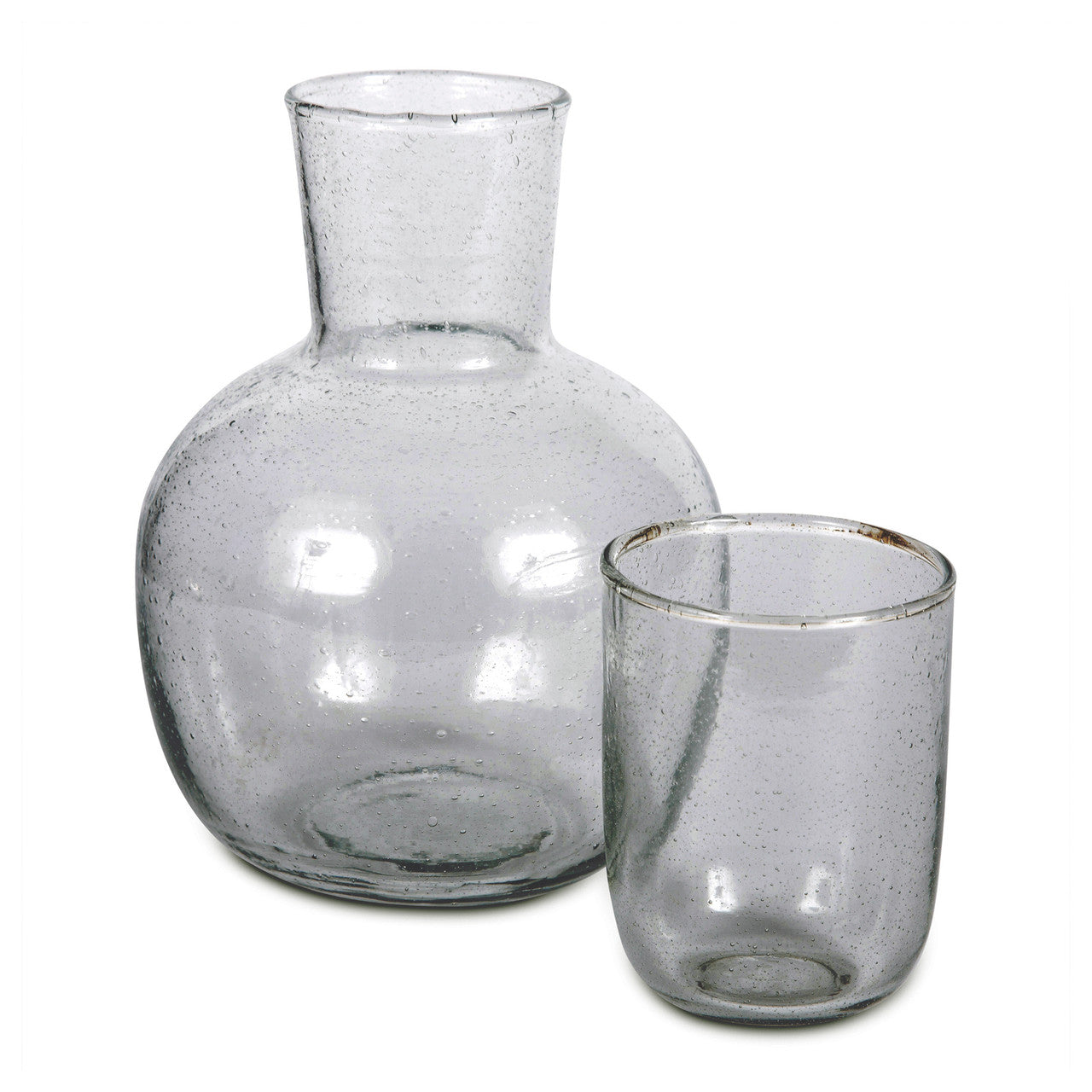 CARAFE WITH SEEDED GLASS