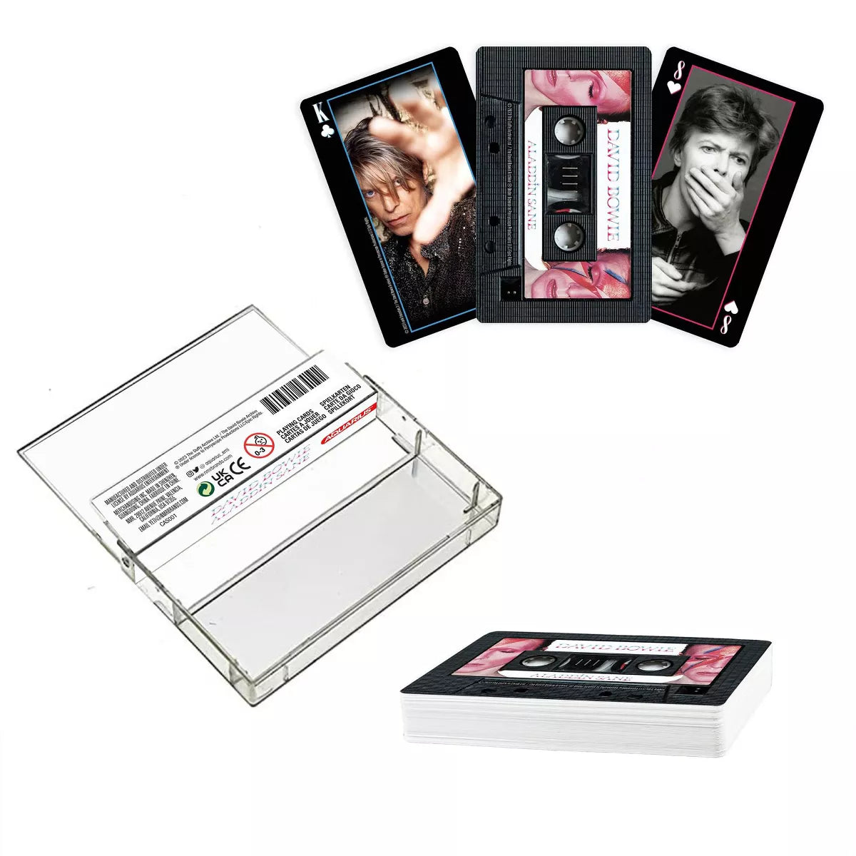 DAVID BOWIE CASSETTE PLAYING CARDS