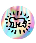 HOLO RADIANT BABY BY KEITH HARING STICKER