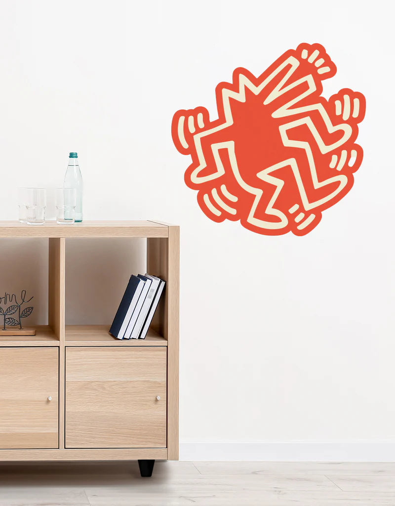 KEITH HARING DOG DANCER WALL DECAL