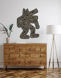 KEITH HARING BIG DOG (ONYX) WALL DECAL