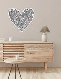 KEITH HARING HEARTS WALL DECAL
