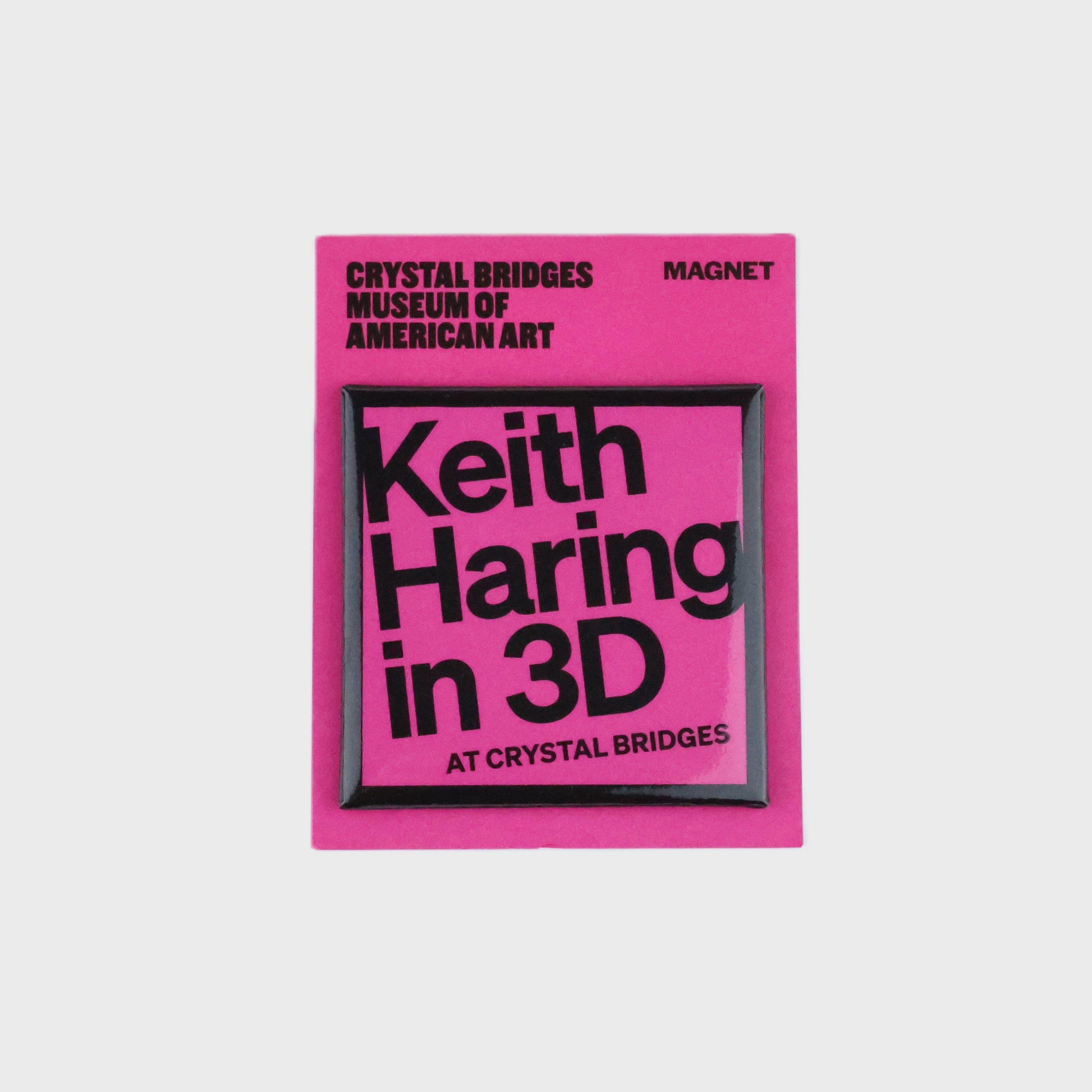 KEITH HARING IN 3D LOGO MAGNET
