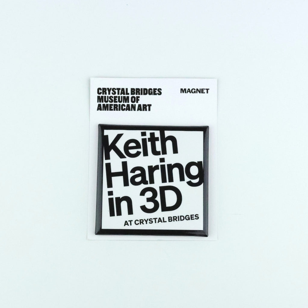 KEITH HARING IN 3D LOGO MAGNET