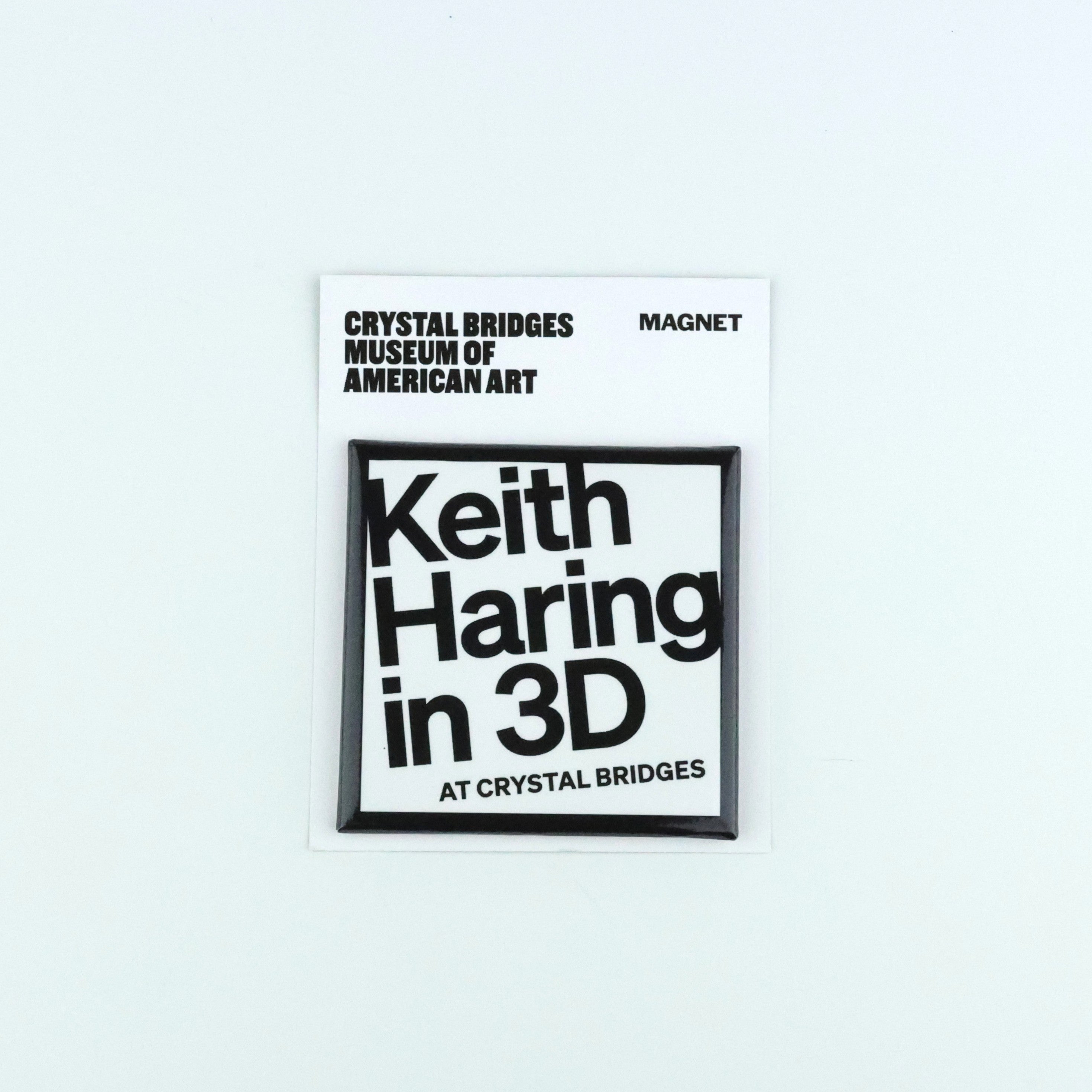 KEITH HARING IN 3D LOGO MAGNET