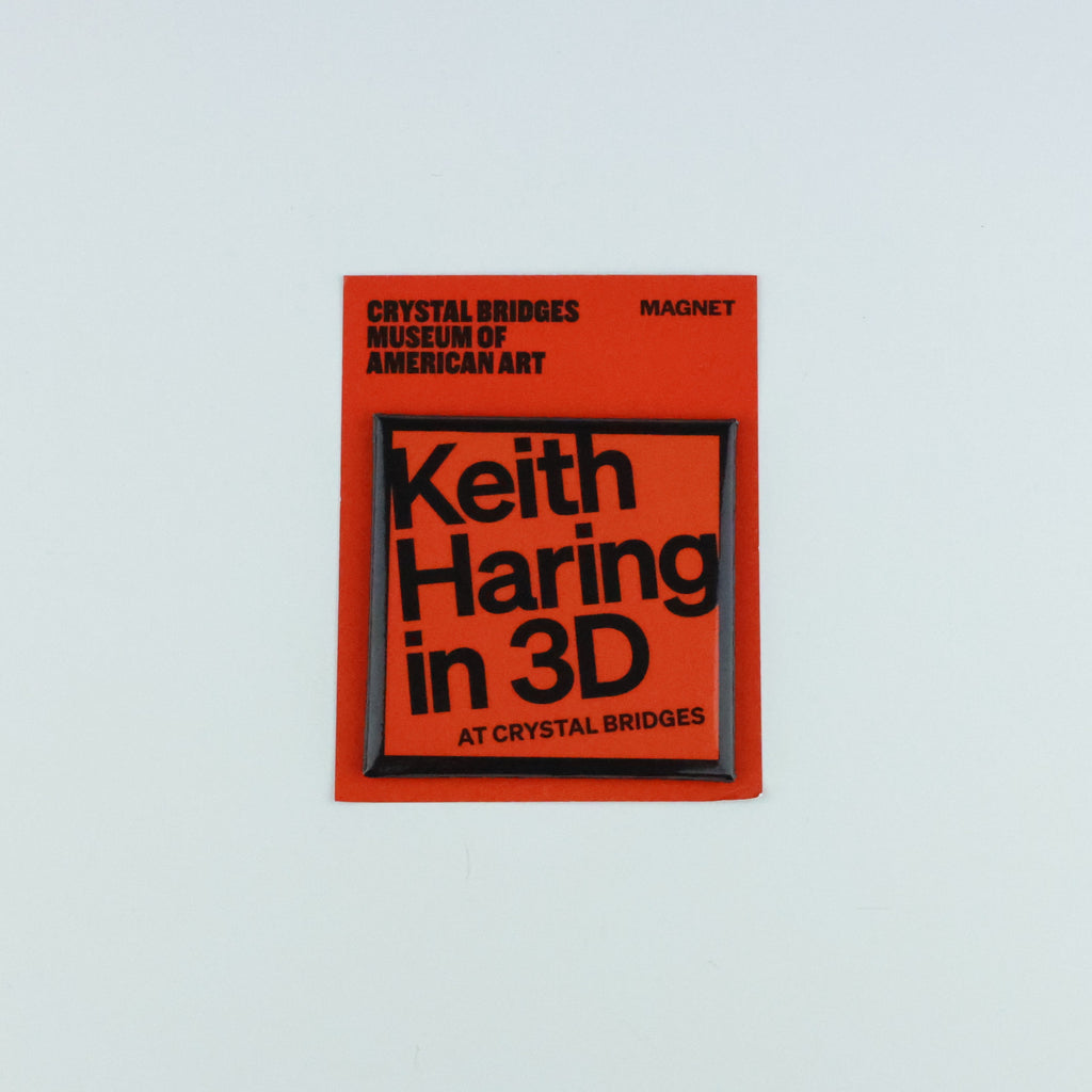 KEITH HARING IN 3D LOGO MAGNET