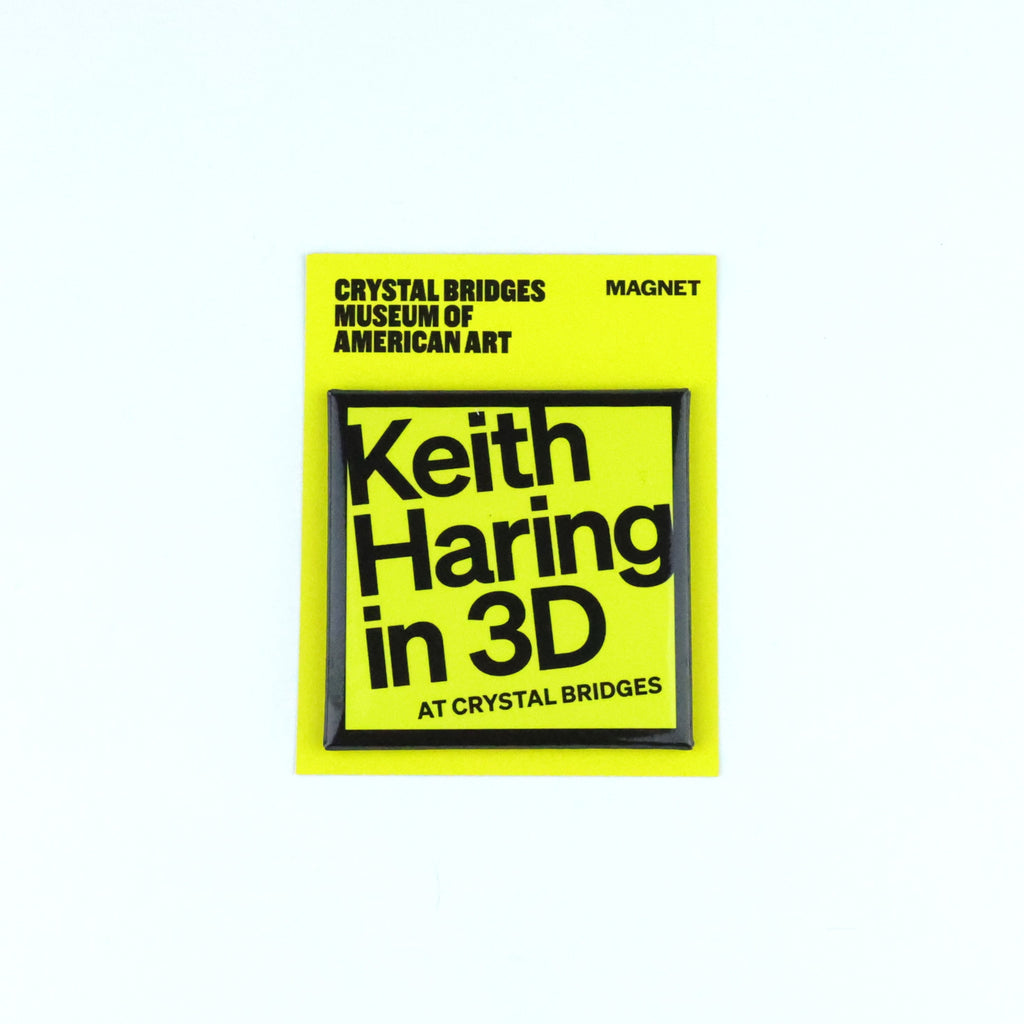 KEITH HARING IN 3D LOGO MAGNET