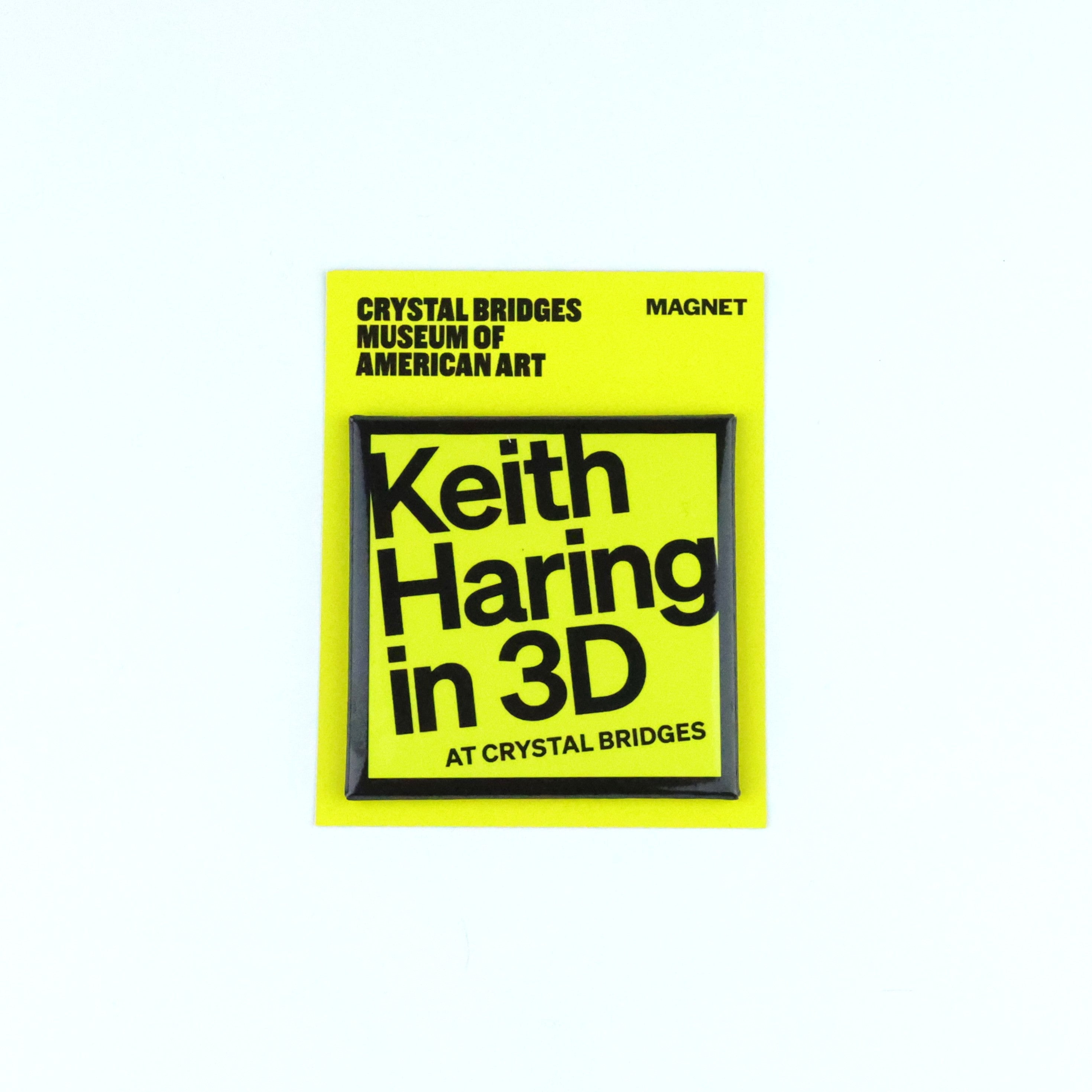 KEITH HARING IN 3D LOGO MAGNET