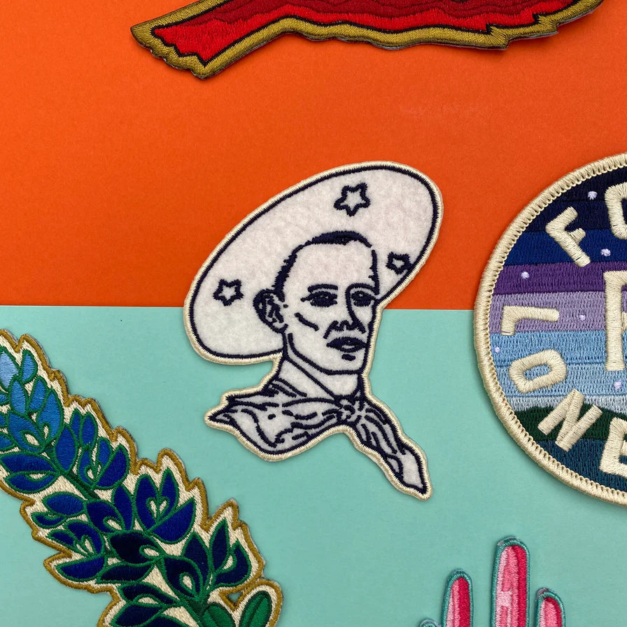 COWBOY FELT IRON-ON PATCH