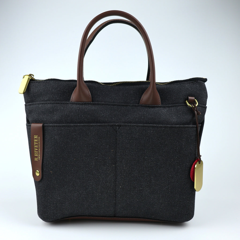 WASHED CANVAS DOT BAG