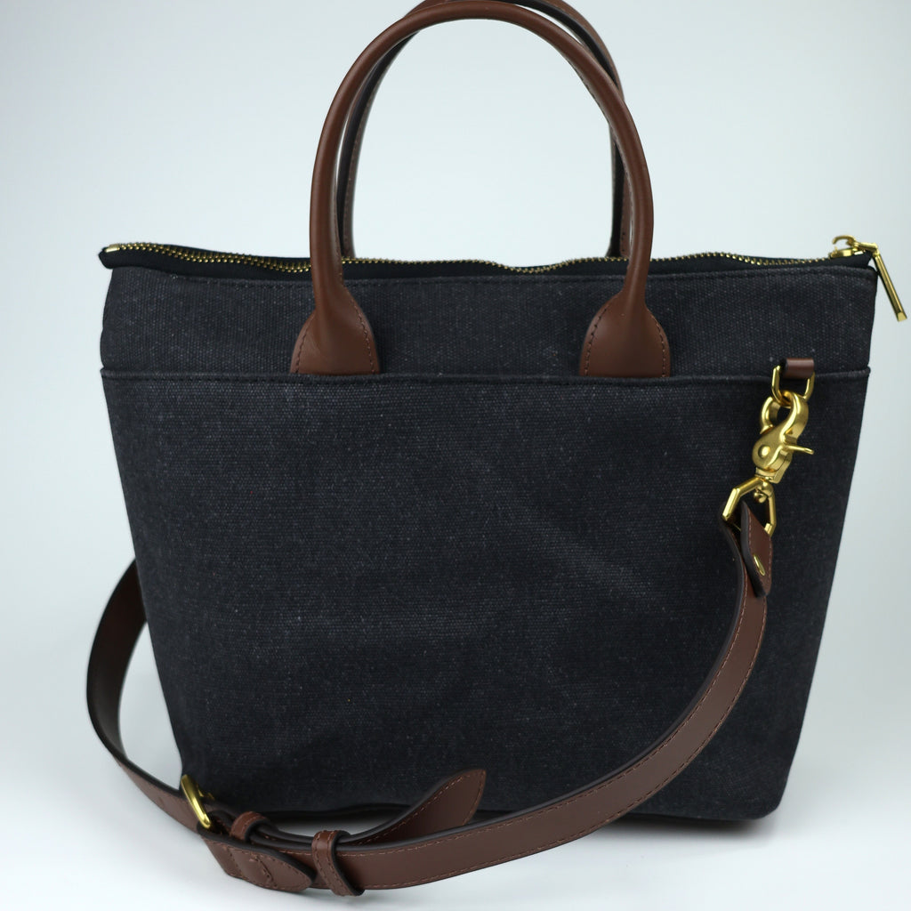 WASHED CANVAS DOT BAG