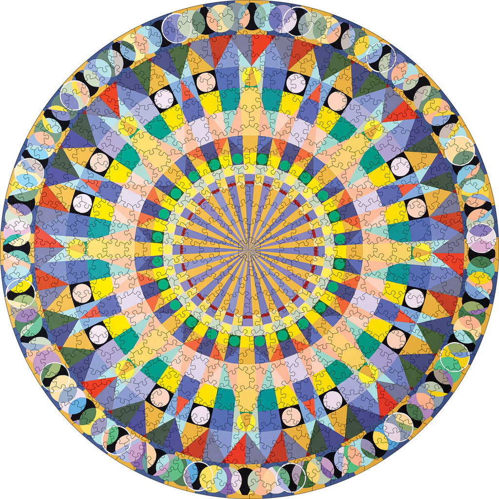 SUSAN BARNETT: MANDALA IV 500-PIECE CIRCULAR PUZZLE