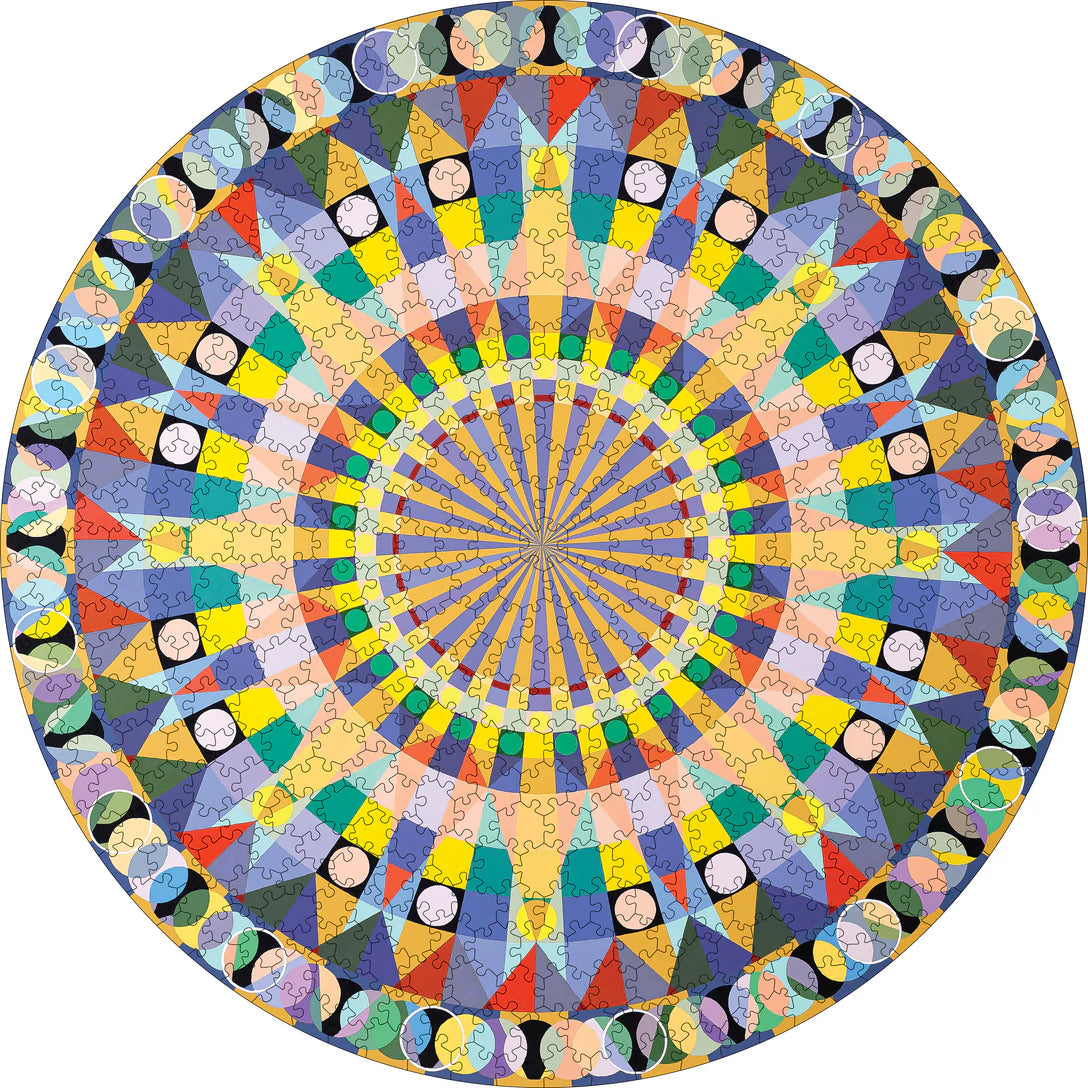 SUSAN BARNETT: MANDALA IV 500-PIECE CIRCULAR PUZZLE