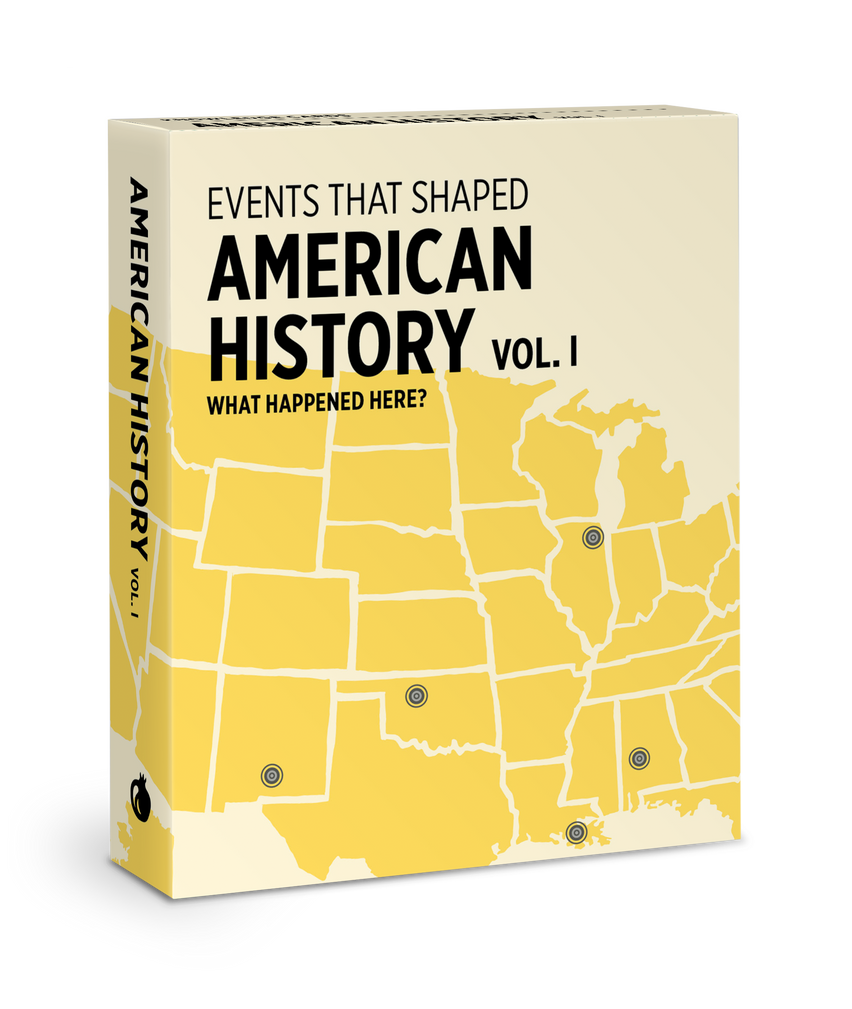 WHAT HAPPENED HERE? EVENTS THAT SHAPED AMERICAN HISTORY KNOWLEDGE CARDS