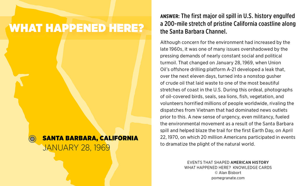WHAT HAPPENED HERE? EVENTS THAT SHAPED AMERICAN HISTORY KNOWLEDGE CARDS