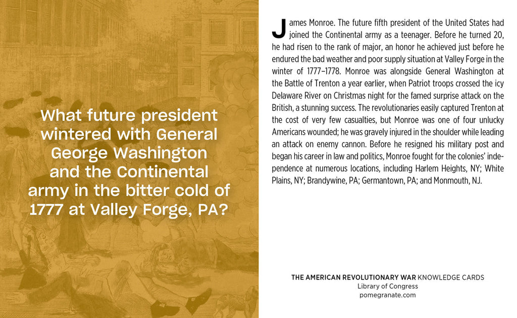 THE AMERICAN REVOLUTIONARY WAR KNOWLEDGE CARDS