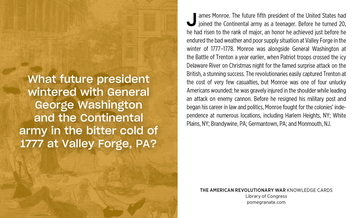 THE AMERICAN REVOLUTIONARY WAR KNOWLEDGE CARDS