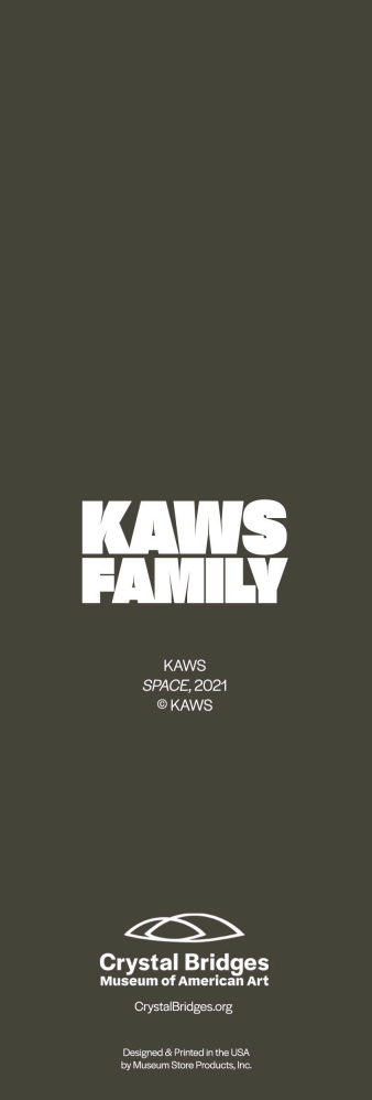 KAWS SPACE BOOKMARK