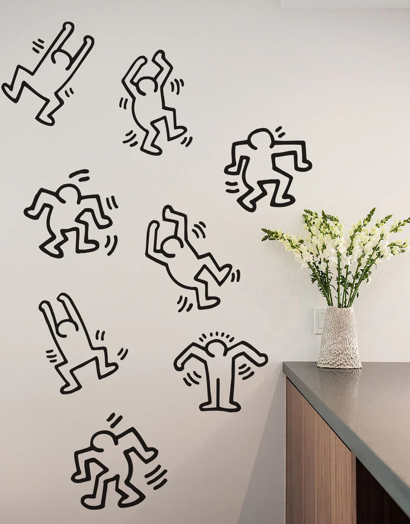KEITH HARING DANCERS WALL DECAL