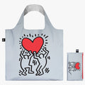 KEITH HARING DANCING HEART REFLECTIVE RECYCLED BAG