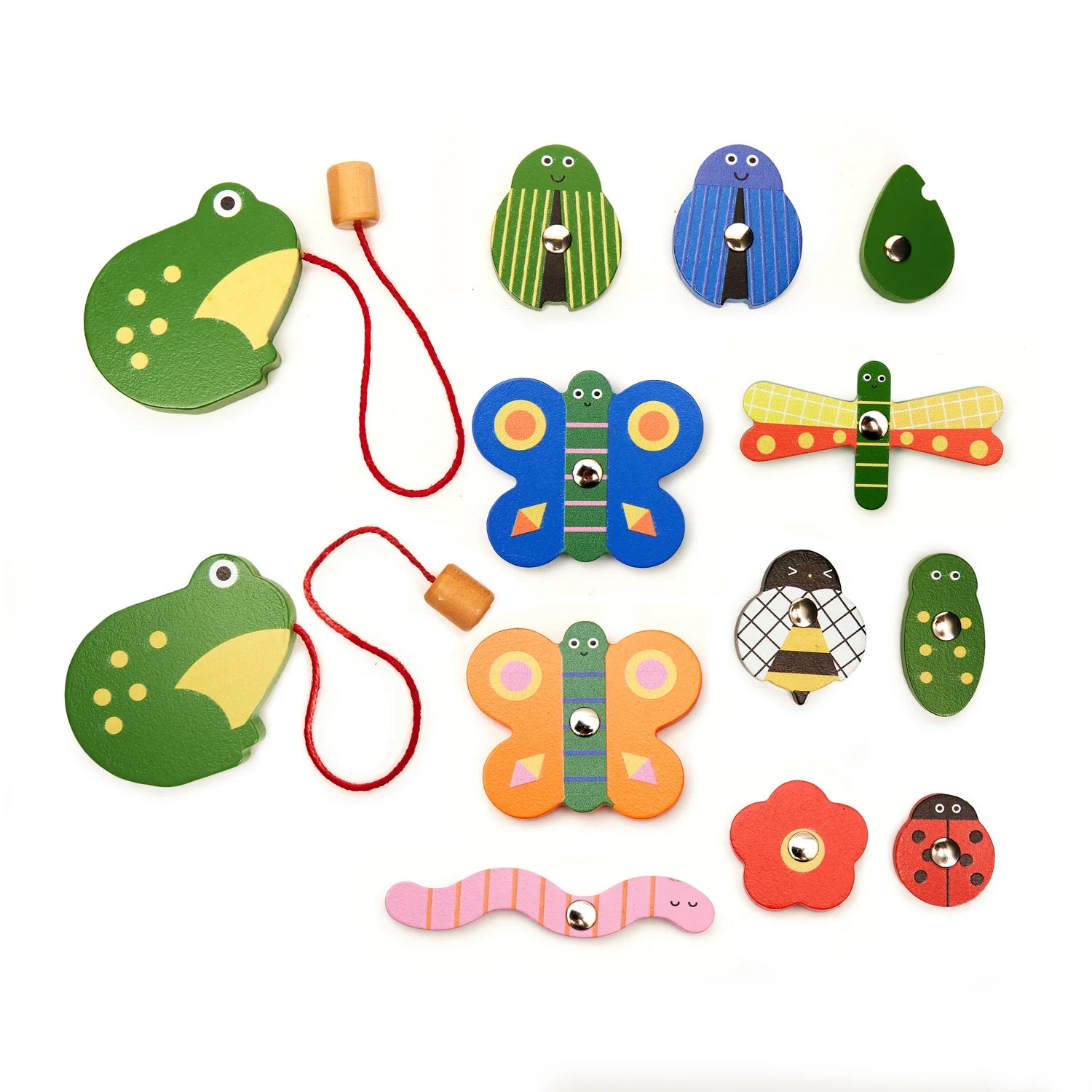 CATCH A BUG WOODEN FISHING GAME