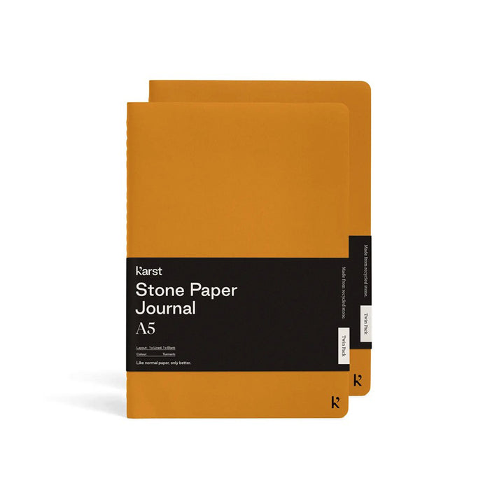 KARST A5 SOFTCOVER DAILY JOURNAL TWIN PACK