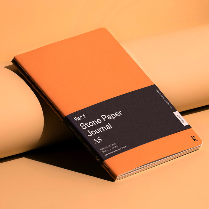 KARST A5 SOFTCOVER DAILY JOURNAL TWIN PACK