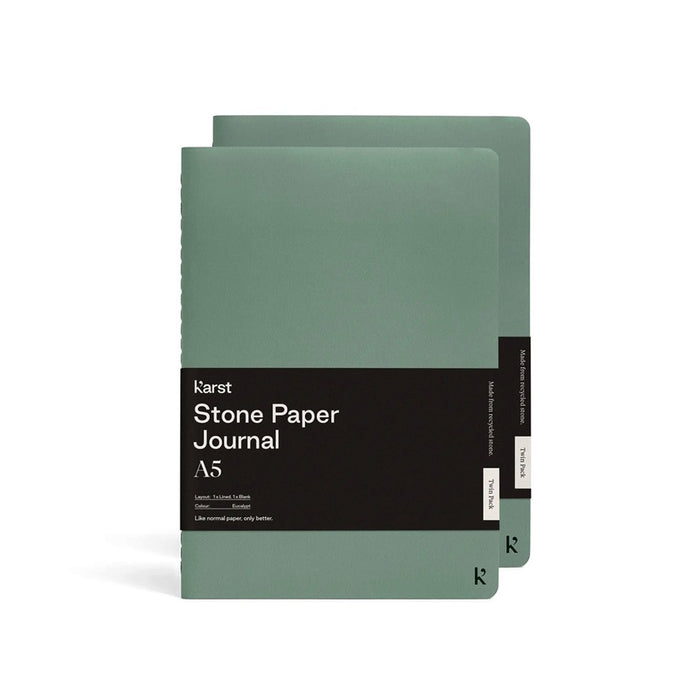 KARST A5 SOFTCOVER DAILY JOURNAL TWIN PACK