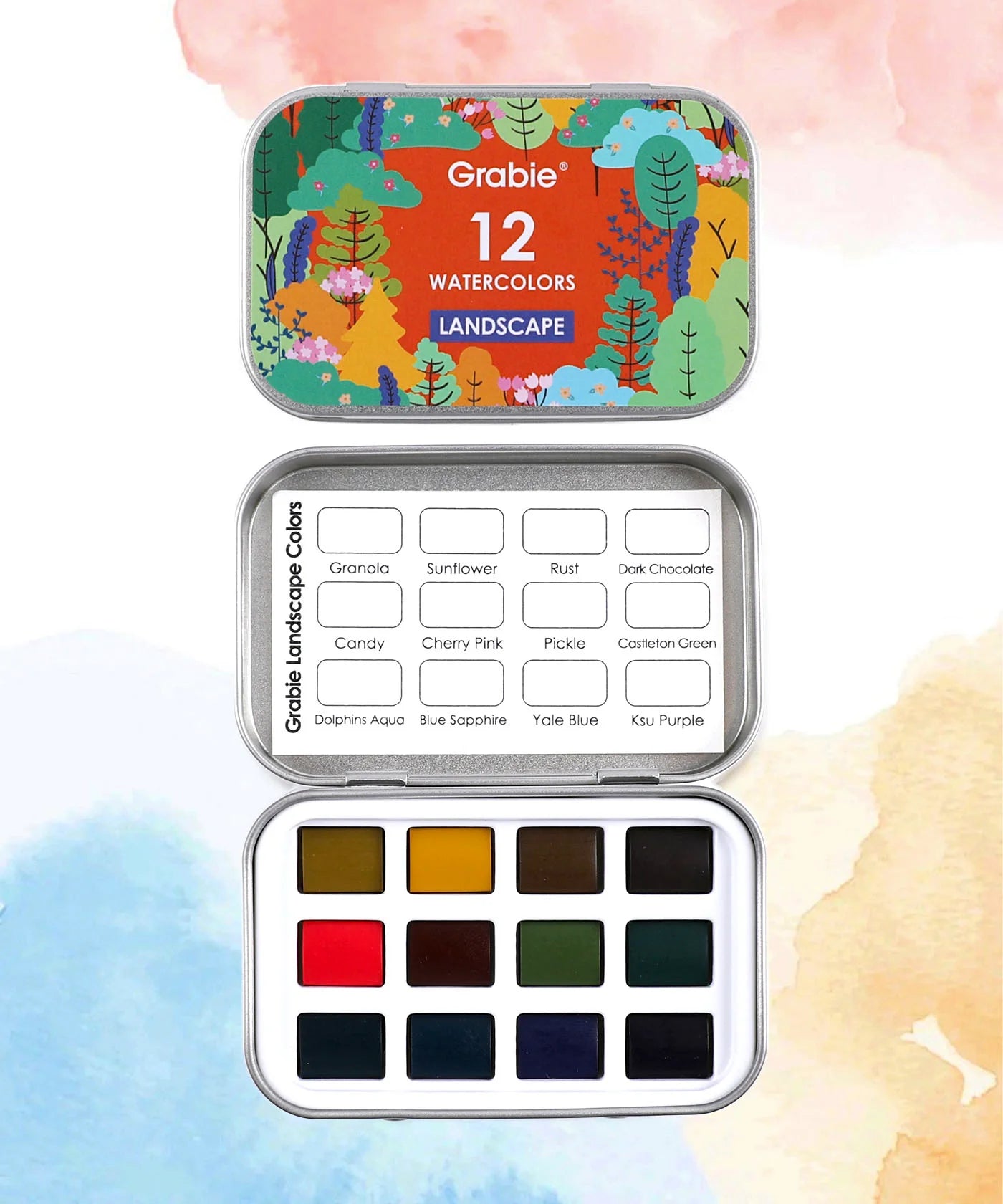 WATERCOLOR POCKET SET WITH BRUSH