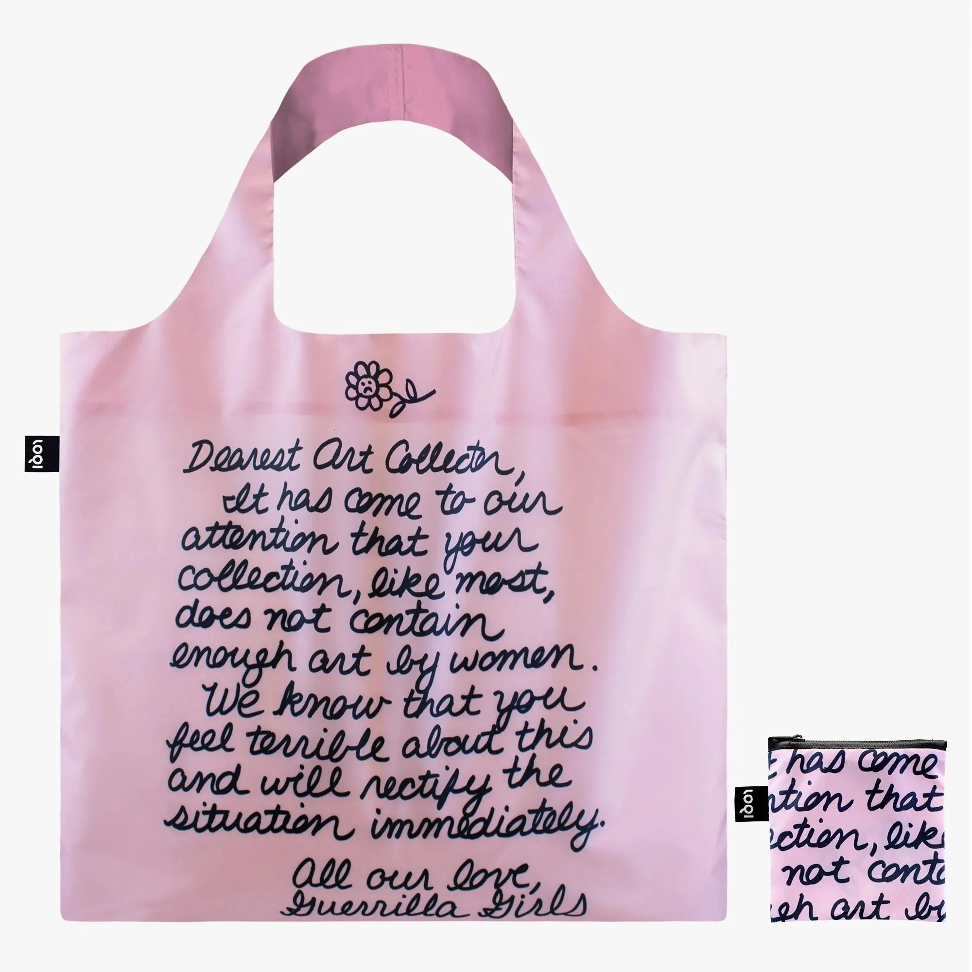 GUERRILLA GIRLS DEAREST ART COLLECTOR RECYCLED BAG