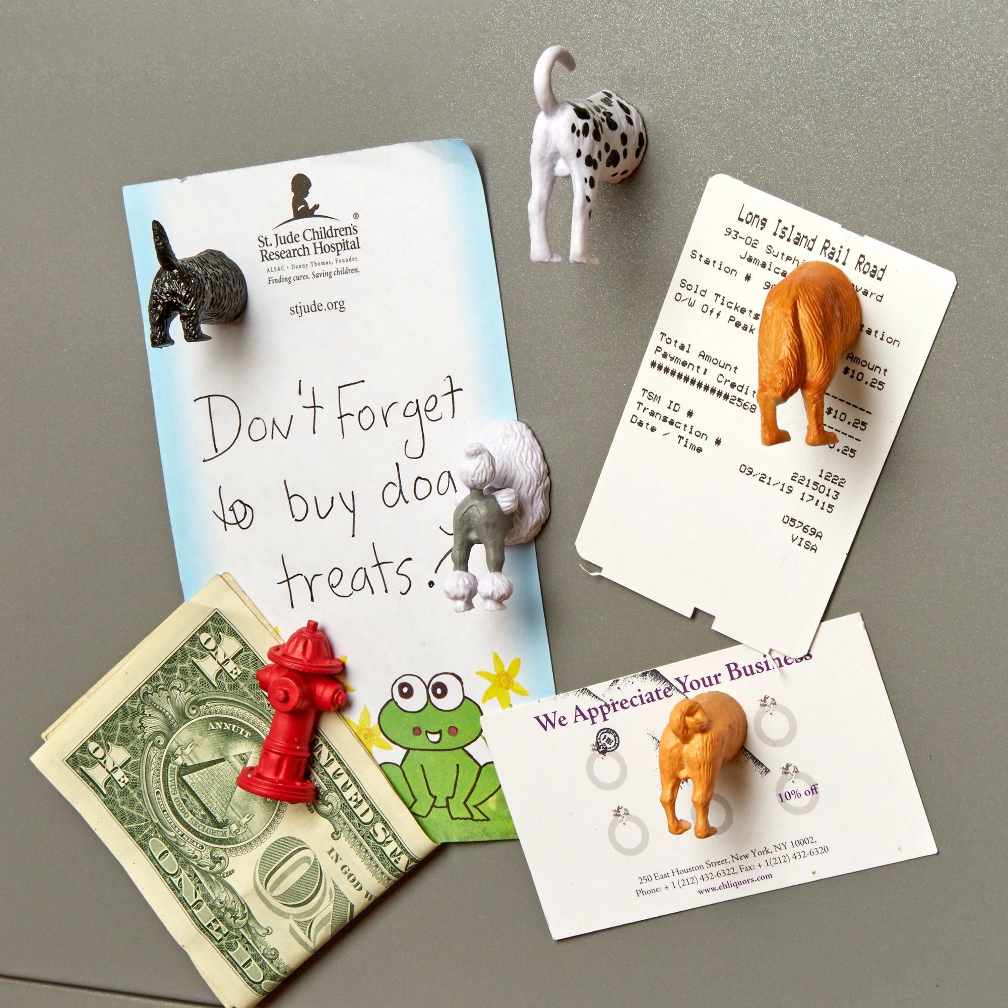 DOG BUTT MAGNETS (SET OF 6)