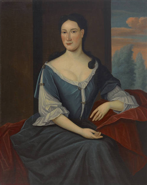 MRS. JACOB FRANKS (ABIGAILL LEVY) POSTCARD