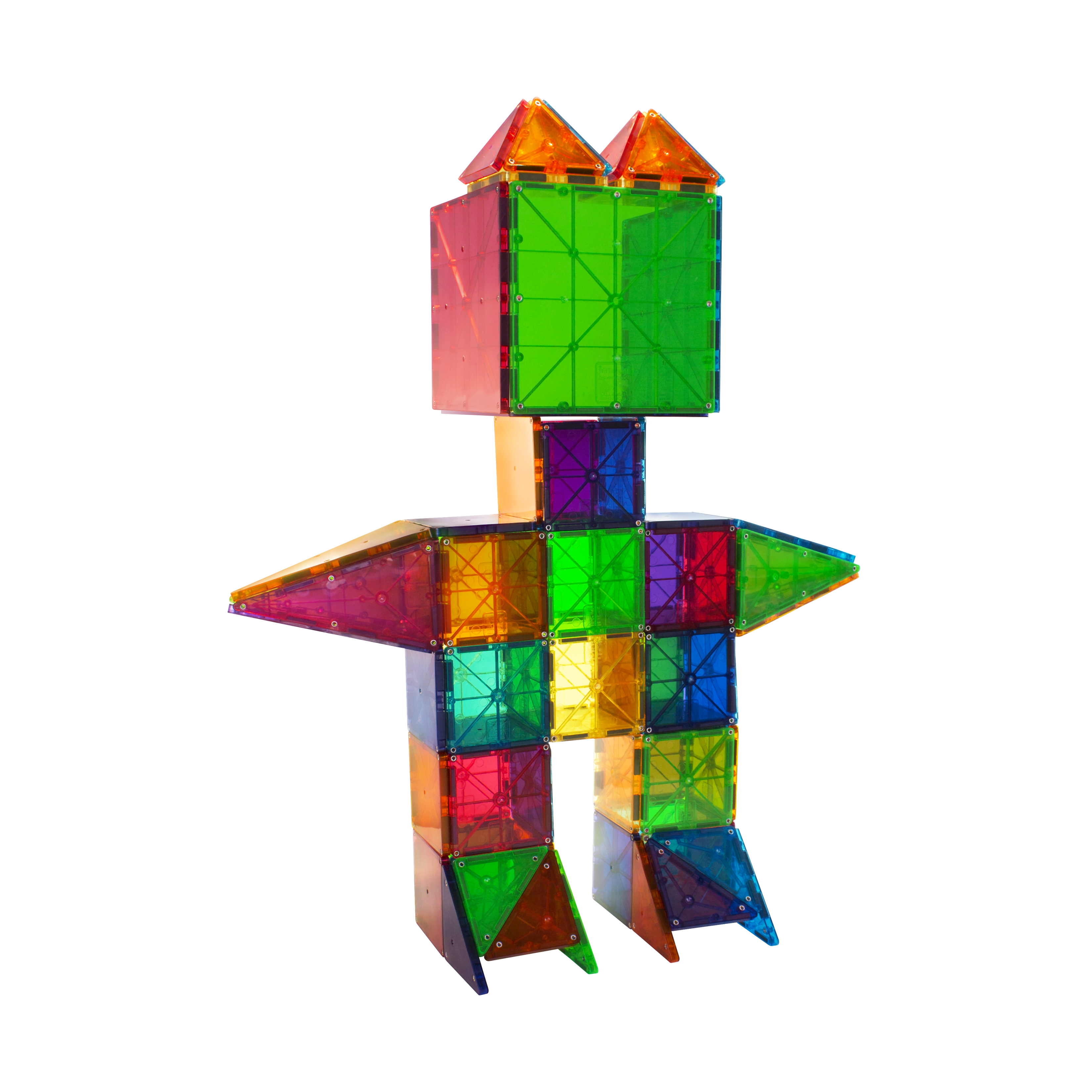 MAGNA-TILES CLEAR COLORS 100 PC SET
