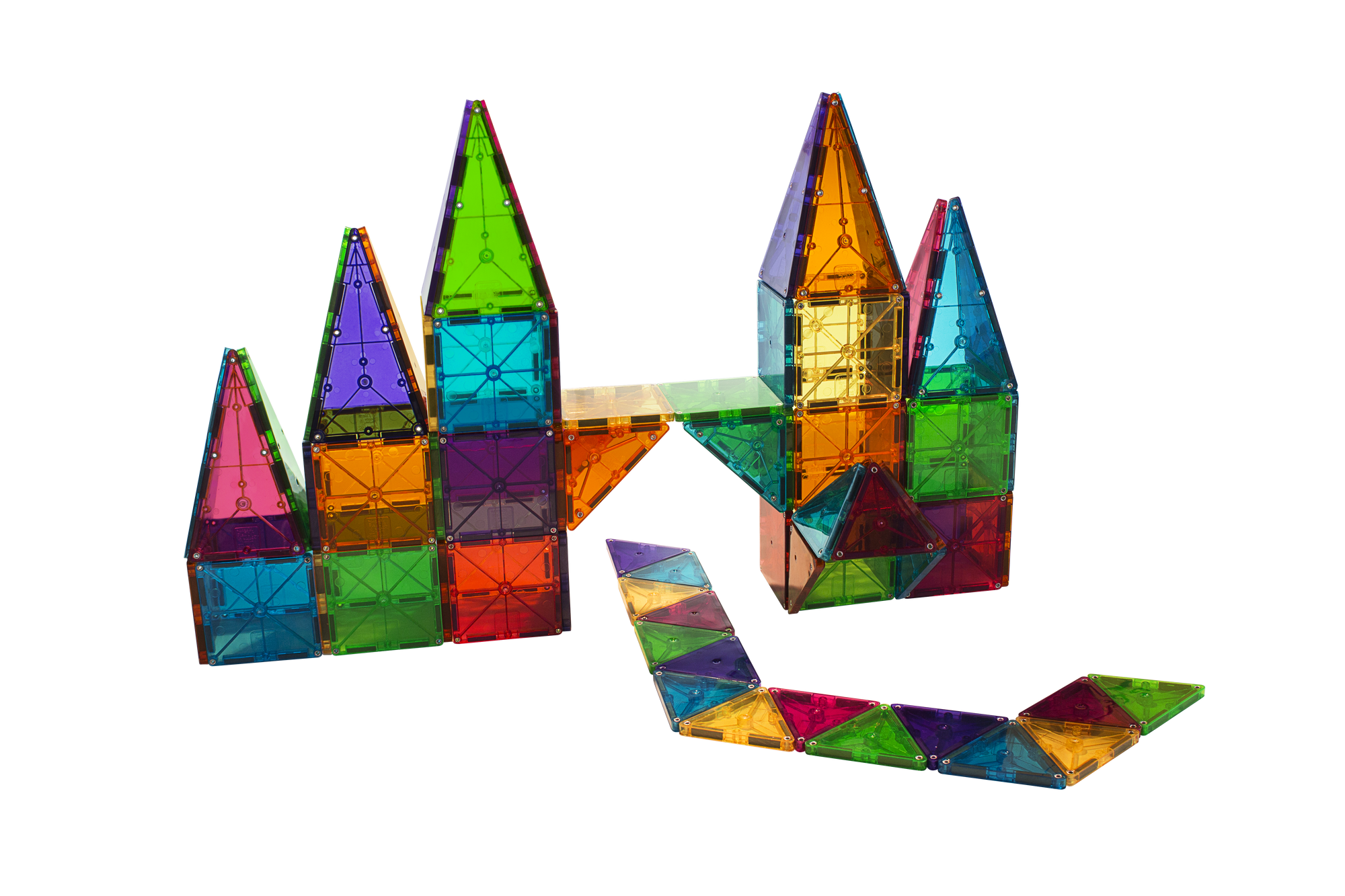MAGNA-TILES CLEAR COLORS 100 PC SET