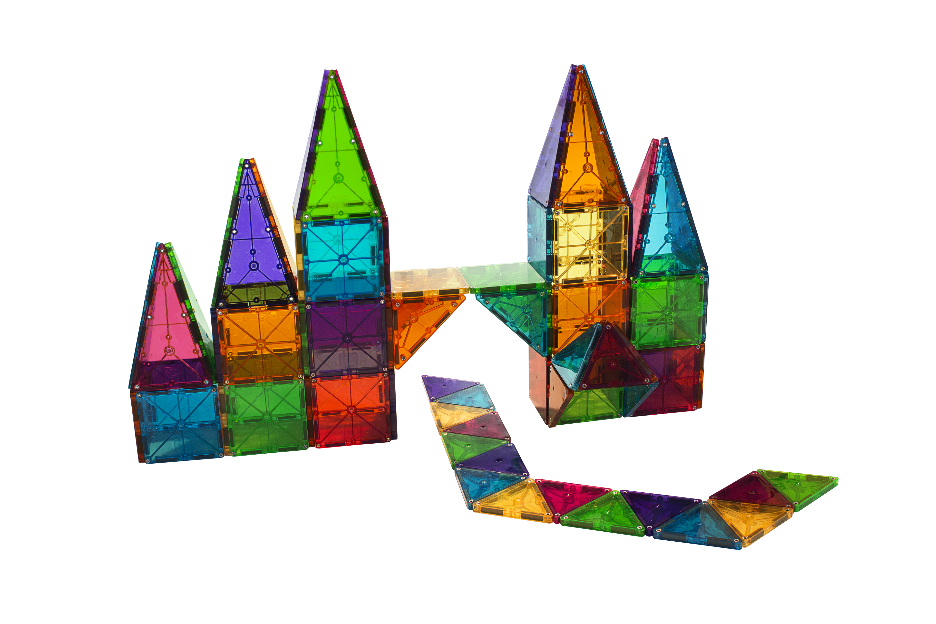 MAGNA-TILES CLEAR COLORS 100 PC SET