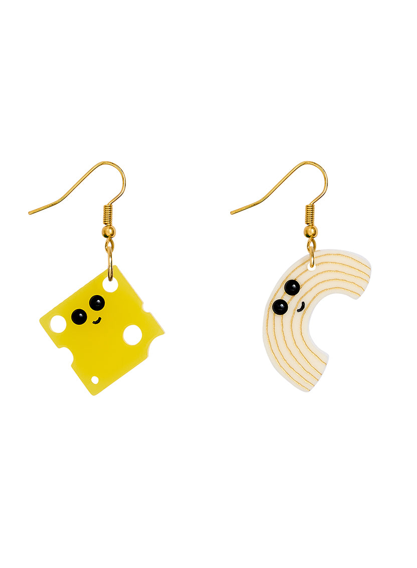 MAC AND CHEESE EARRINGS