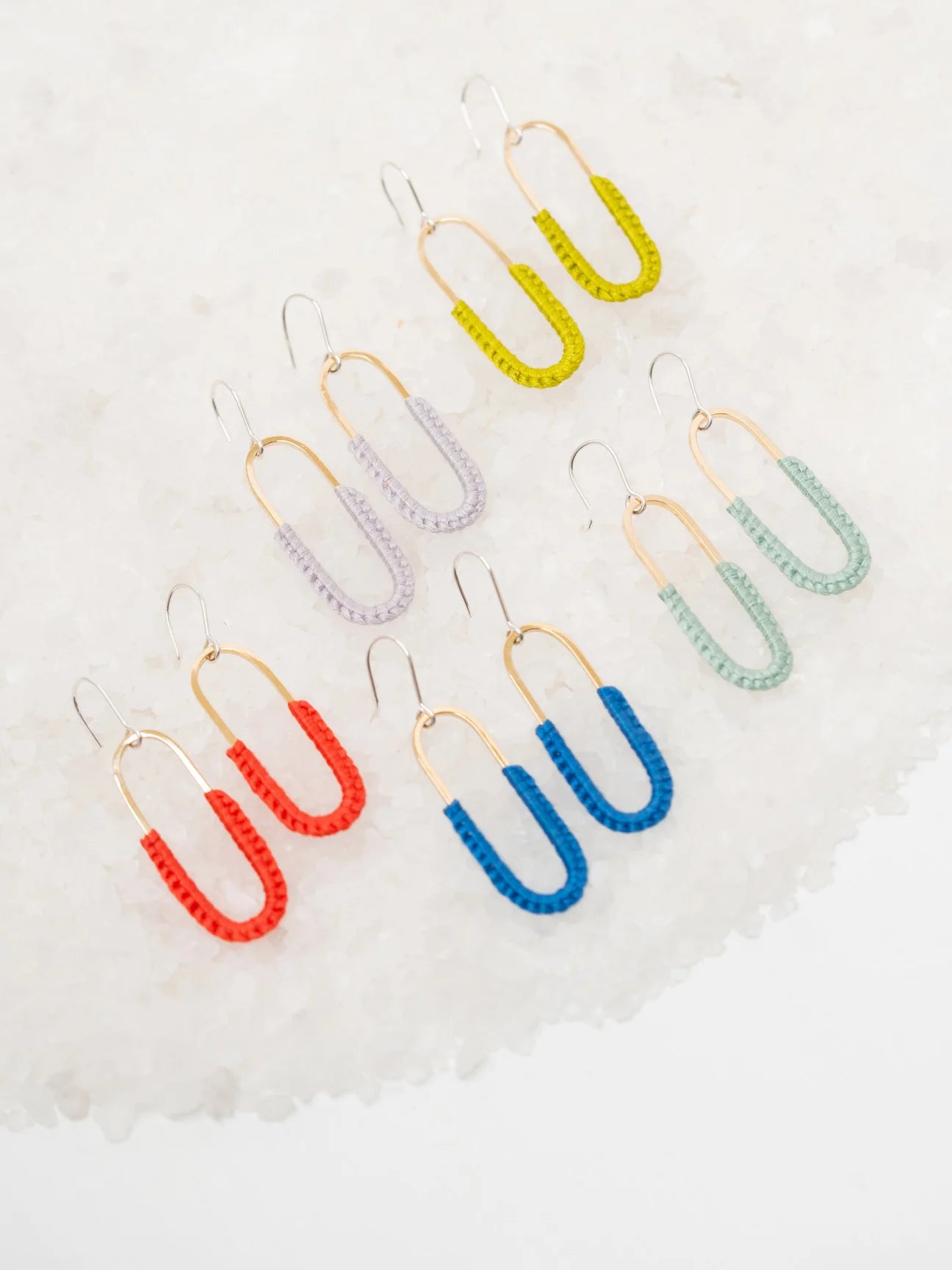 MACRAME LINK EARRINGS