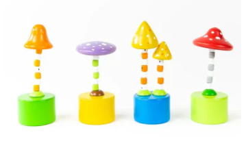 MAGICAL MUSHROOM PUSH PUPPET