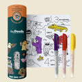 AMERICAN ANIMALS MINI COLORING & DOODLE MAT