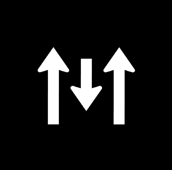 MOMENTARY LOGO SQUARE STICKER