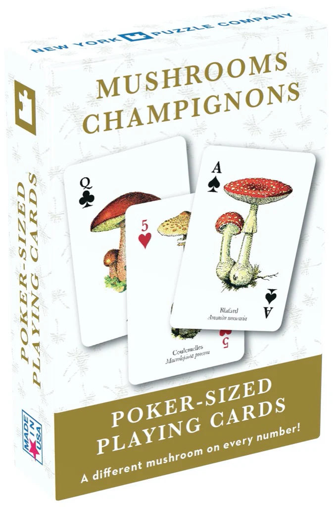 MUSHROOM PLAYING CARDS