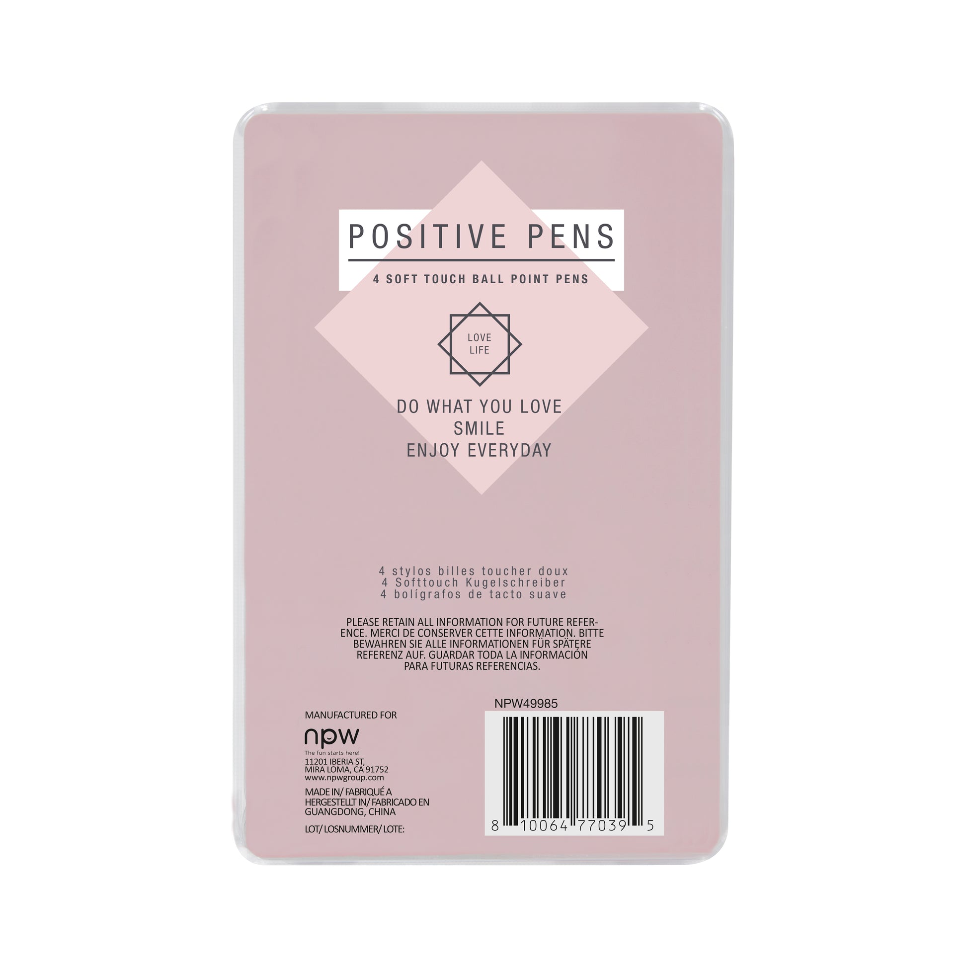 POSITIVE PENS SET