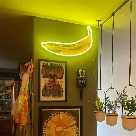 BANANA, ANDY WARHOL NEON