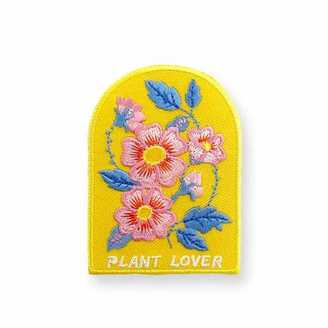PLANT LOVER EMBROIDERED PATCH