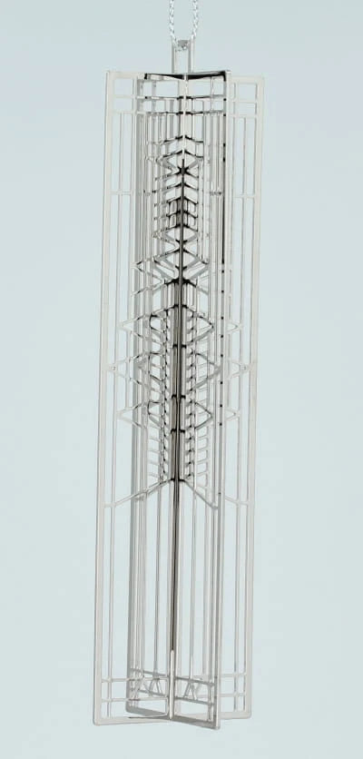 WRIGHTSICLE ROBIE ART GLASS ORNAMENT