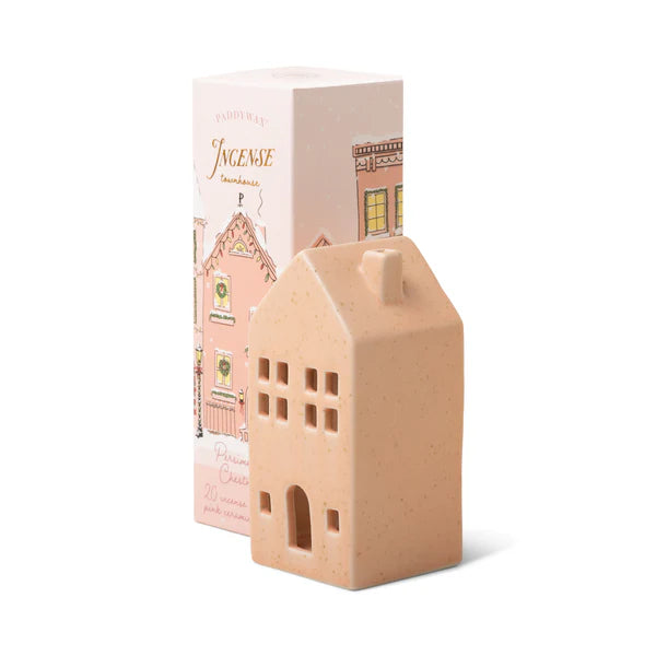 HOLIDAY TOWN INCENSE CONE HOLDER- TOWNHOUSE