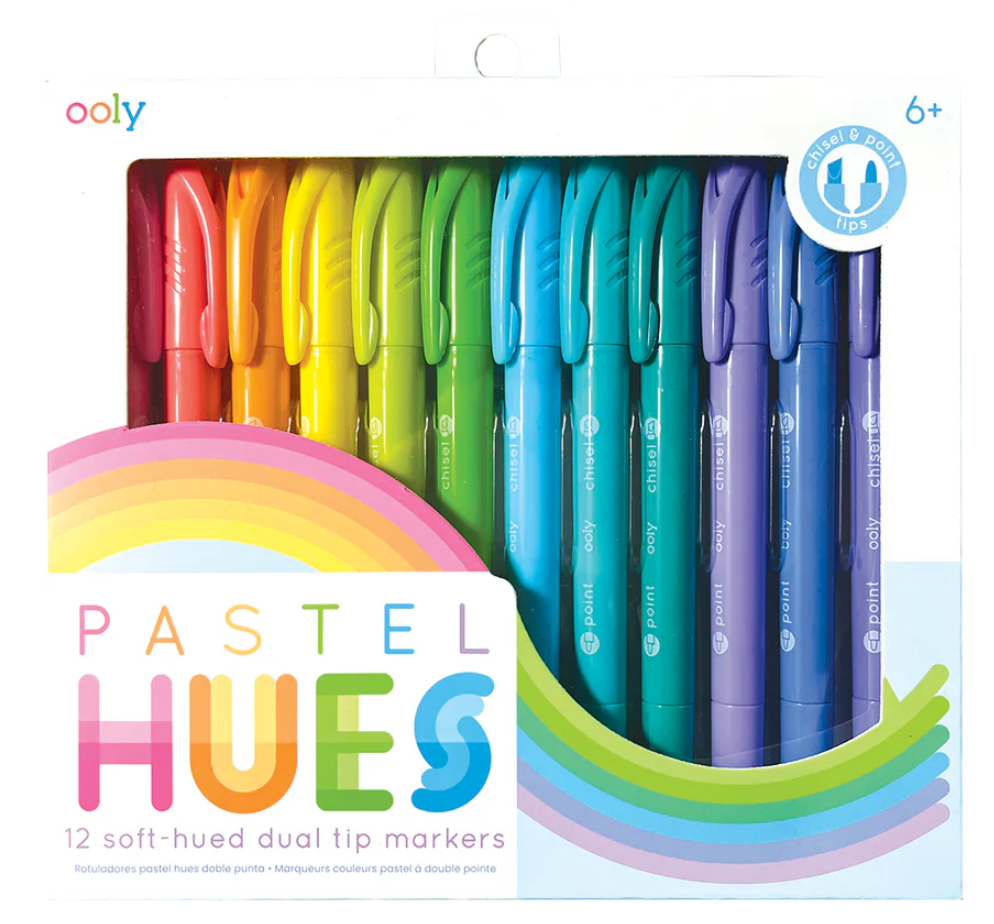 PASTEL HUES COLORED PENCILS - SET OF 24