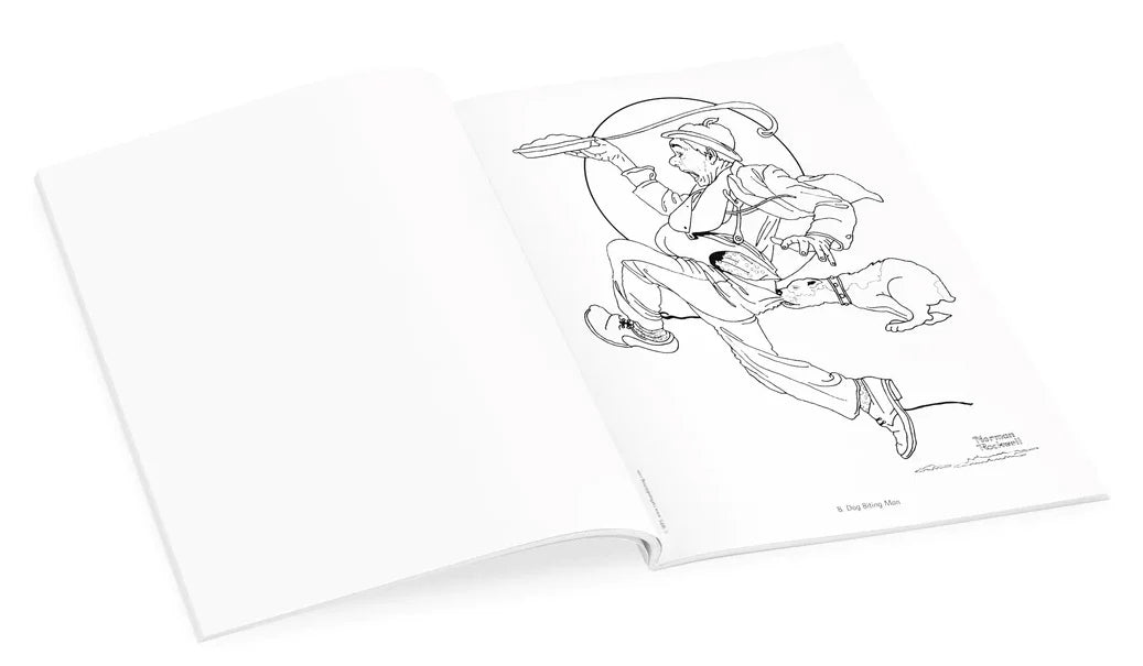 NORMAN ROCKWELL COLORING BOOK